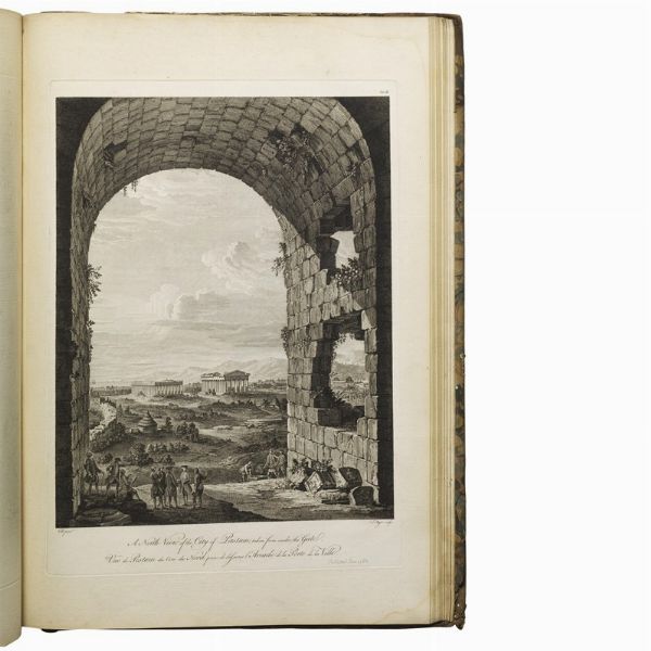 Lotto di 3 opere sette-ottocentesche con splendide vedute di rovine.  - Asta LIBRI, MANOSCRITTI E AUTOGRAFI - Associazione Nazionale - Case d'Asta italiane