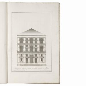 (Architettura - Illustrati 800)   Sanmicheli, Michele.   Le fabbriche civili ecclesiastiche e militari di Michele Sanmicheli disegnate ed incise da Ronzani Francesco e Luciolli Gerolamo  . Verona, tipografia degli eredi di Marco Moroni, 1823.  - Asta LIBRI, MANOSCRITTI E AUTOGRAFI - Associazione Nazionale - Case d'Asta italiane