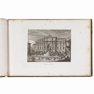 (Roma - Vedute - Illustrati 800)   AMICI, Domenico.     Raccolta delle principali vedute di Roma. Disegnate dal vero ed incise     da Domenico Amici Romano  .     Roma,     G.ni Raffaelli calcografo impresse, 1835.  - Asta LIBRI, MANOSCRITTI E AUTOGRAFI - Associazione Nazionale - Case d'Asta italiane