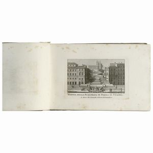 (Roma - Illustrati 800)   PARBONI, Achille.   Nuova raccolta delle principali vedute antiche e moderne dell’alma città di Roma e sue vicinanze incise a bullino [sic] l’anno 1824.   Roma, Giacomo Antonelli, (1829).  - Asta LIBRI, MANOSCRITTI E AUTOGRAFI - Associazione Nazionale - Case d'Asta italiane