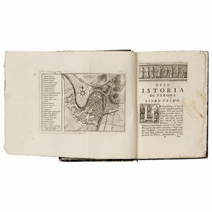 (Verona)   MAFFEI, Scipione.   Verona illustrata parte prima [-quarta ed ultima].   In Verona, per Jacopo Vallarsi, e Pierantonio Berno, 1731-1732.  - Asta LIBRI, MANOSCRITTI E AUTOGRAFI - Associazione Nazionale - Case d'Asta italiane