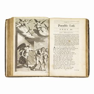 (Illustrati 600)   MILTON John.   Paradise Lost   […]   The Fifth Edition  . London, Richard Bently & Jacob Tonson, 1691.   [CON:]   Paradise regained  . London, R.E., 1688.   [CON:]   Samson Agonistes  . London, Randal Taylor, 1688.  - Asta LIBRI, MANOSCRITTI E AUTOGRAFI - Associazione Nazionale - Case d'Asta italiane