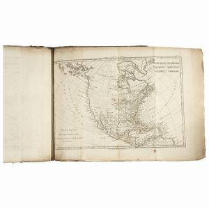 (Geografia – America)   RAYNAL, Guillaume-Thomas – RIGOBERT, Bonne.   Atlas de toutes les parties connues du globe terrestre.   [Ginevra, Jean Leonard Pellet, 1780].  - Asta LIBRI, MANOSCRITTI E AUTOGRAFI - Associazione Nazionale - Case d'Asta italiane