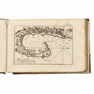 (Carte nautiche - Navigazione)   ROUX, Joseph.   Recueil des principaux plans des ports et rades de la Mer Mediterranee, estraits de ma carte en douze feuilles. Nouvelle edition corriggee et eugmentee.   Livourne, chez pre Meucci, n.d. [seconda metà del Settecento, dopo il 1764].  - Asta LIBRI, MANOSCRITTI E AUTOGRAFI - Associazione Nazionale - Case d'Asta italiane