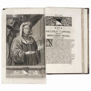 (Firenze)   SEGNI, Bernardo.   Storie fiorentine dall’anno 1527 al 1555. Colla vita di Niccolò Capponi, gonfaloniere della repubblica di Firenze  . In Augusta, appresso David Raimondo Mertz, e Gio. Jacopo Majer, 1723.  - Asta LIBRI, MANOSCRITTI E AUTOGRAFI - Associazione Nazionale - Case d'Asta italiane