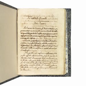 (Manoscritto - Medicina)   CHIARUGI, Vincenzo (1759-1820).   Trattato Quarto - Dei Tumori.   [CON:]   Patologia e semiotica di Vincenzo Chiarugi. 1804.   [CON:]   Corso teorico pratico di chirurgia di Vincenzo Chiarugi.  - Asta LIBRI, MANOSCRITTI E AUTOGRAFI - Associazione Nazionale - Case d'Asta italiane