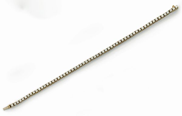 Bracciale tennis di ct 3.00 circa  - Asta Fine Jewels - Associazione Nazionale - Case d'Asta italiane