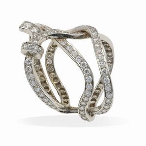 Cirio. Anello con diamanti  - Asta Fine Jewels - Associazione Nazionale - Case d'Asta italiane