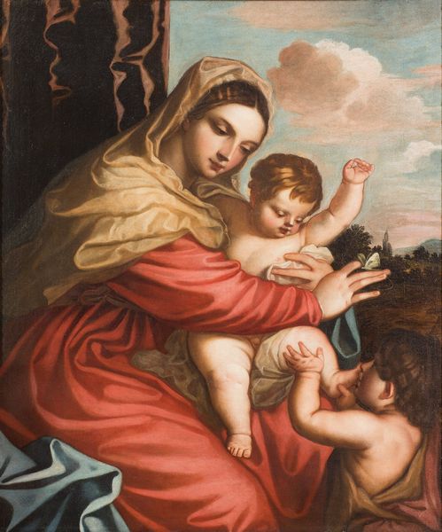 Alessandro Varotari,  detto il Padovanino (Padova 1588 - Venezia 1648) : Madonna con bambino  - Asta Antiquariato, Dipinti antichi e del XIX secolo - Associazione Nazionale - Case d'Asta italiane