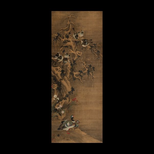 Scroll su carta a decoro di paesaggio con animali, Cina, Dinastia Qing, XIX secolo  - Asta Fine Chinese Works of Art - Associazione Nazionale - Case d'Asta italiane