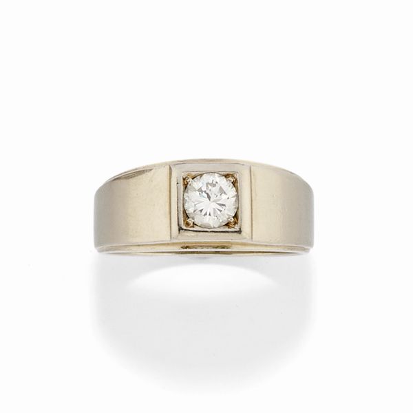 Due anelli con diamanti  - Asta Gioielli - Associazione Nazionale - Case d'Asta italiane