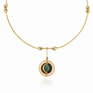 Pao Ying Wang - Collana con malachite