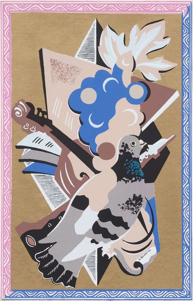 Gino Severini : Nature morte au pigeon  - Asta Dipinti, Disegni, Sculture e Grafica - Associazione Nazionale - Case d'Asta italiane