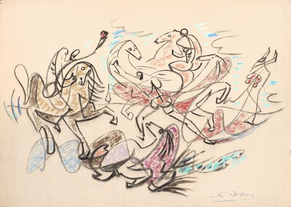 André Masson : Senza titolo  - Asta Dipinti, Disegni, Sculture e Grafica - Associazione Nazionale - Case d'Asta italiane