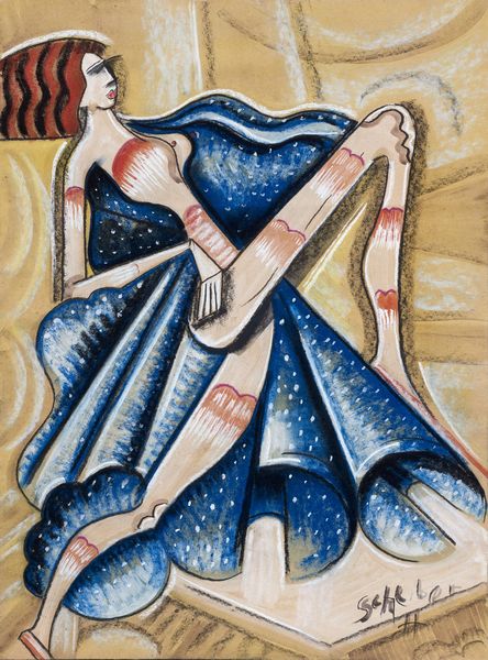 Hugo Scheiber : Ballerina  - Asta Dipinti, Disegni, Sculture e Grafica - Associazione Nazionale - Case d'Asta italiane