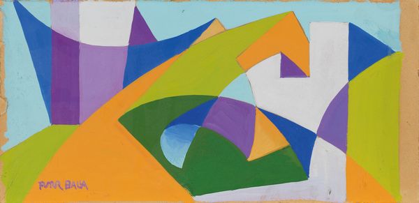 Giacomo Balla : Linee forza di paesaggio - studio  - Asta Dipinti, Disegni, Sculture e Grafica - Associazione Nazionale - Case d'Asta italiane