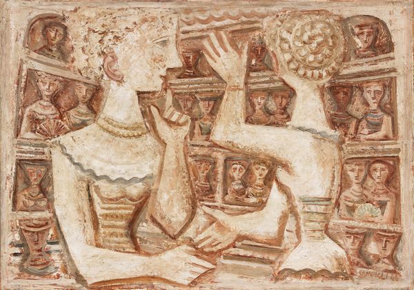 Massimo Campigli : Le attrici  - Asta Dipinti, Disegni, Sculture e Grafica - Associazione Nazionale - Case d'Asta italiane