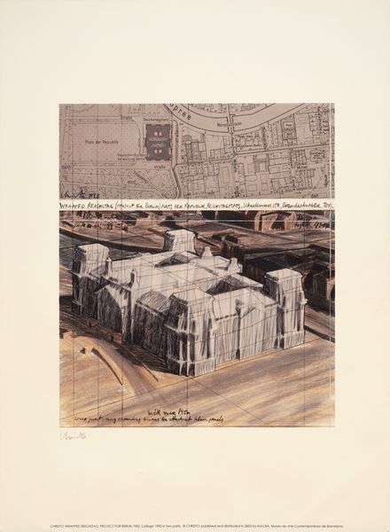 Christo : Wrapped Reichstag  - Asta Dipinti, Disegni, Sculture e Grafica - Associazione Nazionale - Case d'Asta italiane