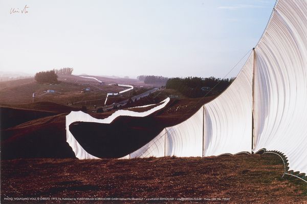 Christo : Running Fence  - Asta Dipinti, Disegni, Sculture e Grafica - Associazione Nazionale - Case d'Asta italiane