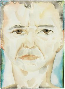 Francesco Clemente - Ritratto di Aldo Busi