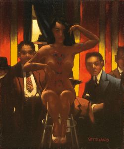 Jack Vettriano - The Tattoed Lady