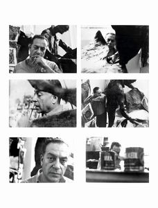 Renato Guttuso e Mario Schifano : L'Edicola di Renato Guttuso con trenta fotografie di Mario Schifano  - Asta Dipinti, Disegni, Sculture e Grafica - Associazione Nazionale - Case d'Asta italiane