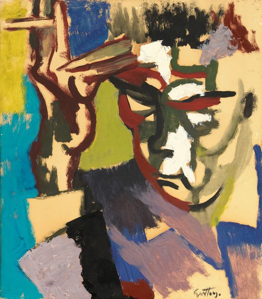 Renato Guttuso : Ritratto del pittore Franco Francese  - Asta Arte Contemporanea - Associazione Nazionale - Case d'Asta italiane