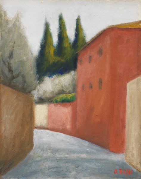 OTTONE ROSAI : Via San Leonardo (la casa rossa)  - Asta Arte Contemporanea - Associazione Nazionale - Case d'Asta italiane