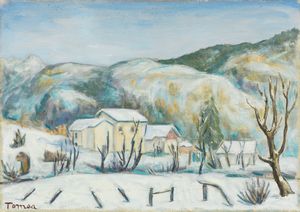 FIORENZO TOMEA - Paesaggio innevato