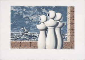 René Magritte - La traverse difficile