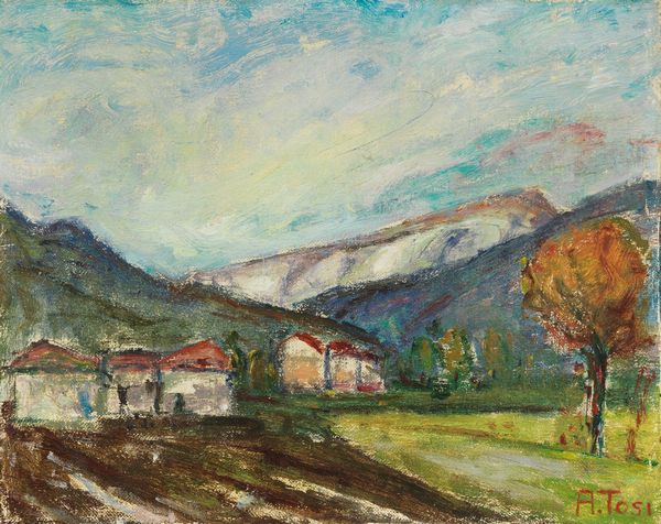 Arturo Tosi : Paesaggio (Rovetta)  - Asta Arte Moderna - Associazione Nazionale - Case d'Asta italiane