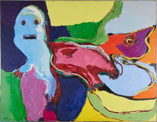 Karel Appel : Paysage avec visages  - Asta Asta di Arte Moderna e Contemporanea - Associazione Nazionale - Case d'Asta italiane