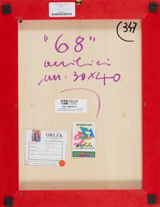 Ugo Nespolo : 68  - Asta Asta di Arte Moderna e Contemporanea - Associazione Nazionale - Case d'Asta italiane