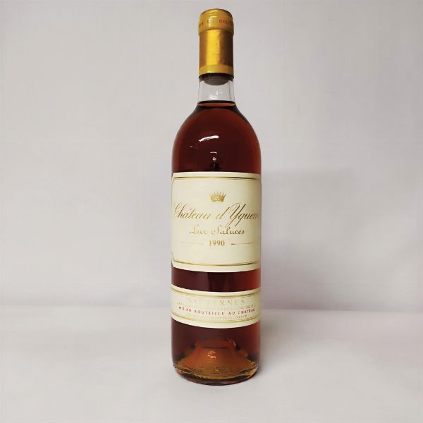 Chateau dYquem, Sauternes 1990  - Asta Wine and Spirits - Associazione Nazionale - Case d'Asta italiane