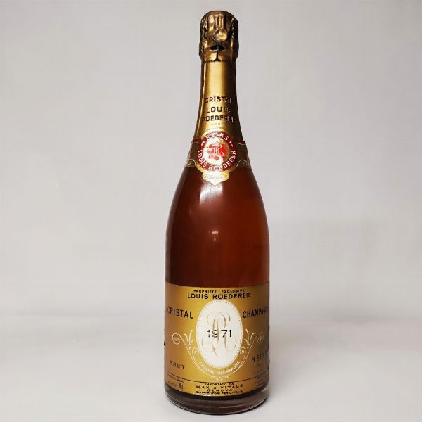 Louis Roederer, Cristal Champagne 1971  - Asta Wine and Spirits - Associazione Nazionale - Case d'Asta italiane