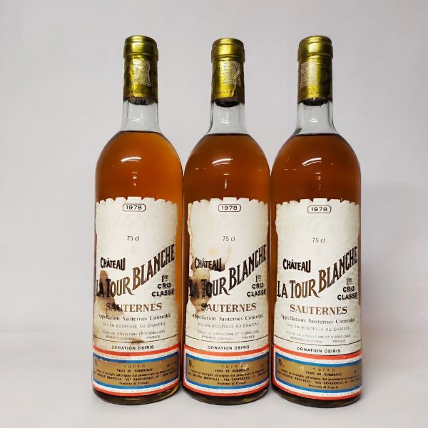 Chateau La Tour Blanche 1er Cru Class, Sauternes 1978  - Asta Wine and Spirits - Associazione Nazionale - Case d'Asta italiane