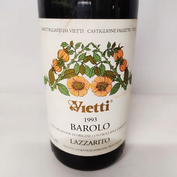 Vietti Lazzarito, Barolo 1993  - Asta Wine and Spirits - Associazione Nazionale - Case d'Asta italiane