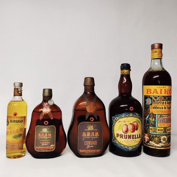 Bairo Collezione, Liquori Italiani  - Asta Wine and Spirits - Associazione Nazionale - Case d'Asta italiane