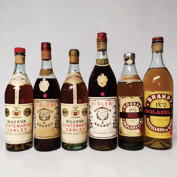 Bisleri Centenario, Isolabella, Cognac & Brandy  - Asta Wine and Spirits - Associazione Nazionale - Case d'Asta italiane