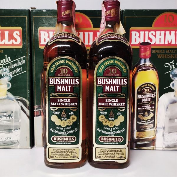 Bushmills 10 Years, Single Malt Whiskey  - Asta Wine and Spirits - Associazione Nazionale - Case d'Asta italiane