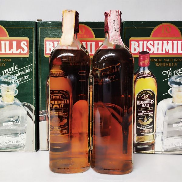 Bushmills 10 Years, Single Malt Whiskey  - Asta Wine and Spirits - Associazione Nazionale - Case d'Asta italiane