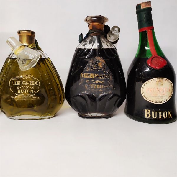 Buton, Abbadia, Anisetta, Slivovitz, Certosa, Cherry, Prunella, Liquori  - Asta Wine and Spirits - Associazione Nazionale - Case d'Asta italiane