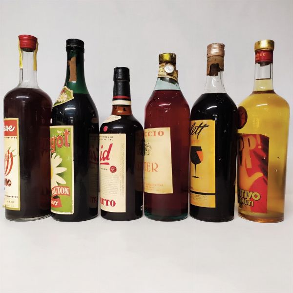 Canellese, Margot, Reatto, Puccio, Ferrol, Benvenuti, Aperitivo  - Asta Wine and Spirits - Associazione Nazionale - Case d'Asta italiane