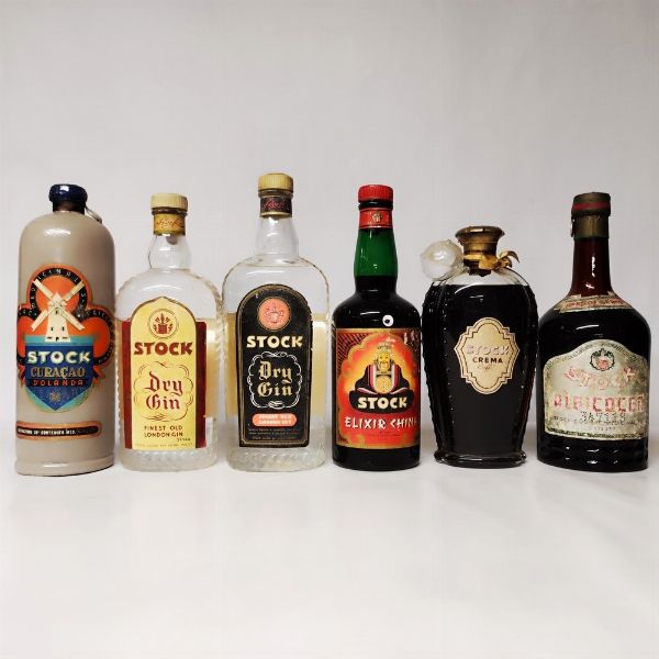 Curacao, Dry Gin, Elixir China, Crema Caffe, Albicocca, Stock Liquori  - Asta Wine and Spirits - Associazione Nazionale - Case d'Asta italiane