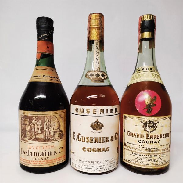 Delamain, Cusenier, Grand Empereur, Cognac  - Asta Wine and Spirits - Associazione Nazionale - Case d'Asta italiane