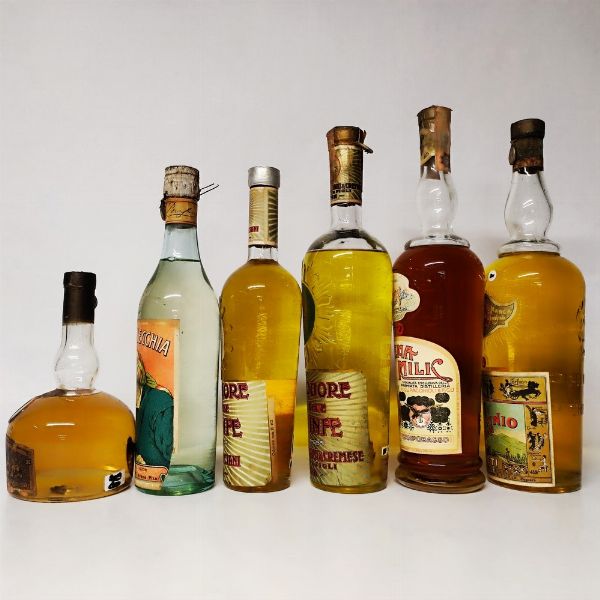 Elior, Latte di Vecchia, Ninfe, Crema Milik, Corfino, Liquori  - Asta Wine and Spirits - Associazione Nazionale - Case d'Asta italiane