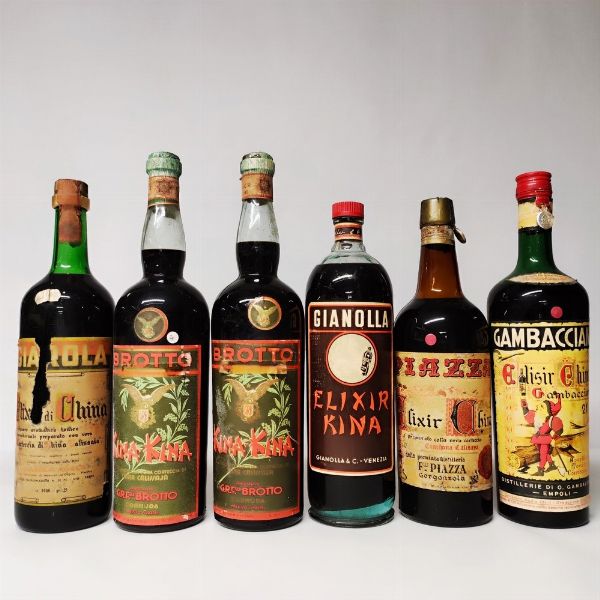 Giarola, Brotto, Gianolla, Piazza, Gambacciani, Elixir China  - Asta Wine and Spirits - Associazione Nazionale - Case d'Asta italiane