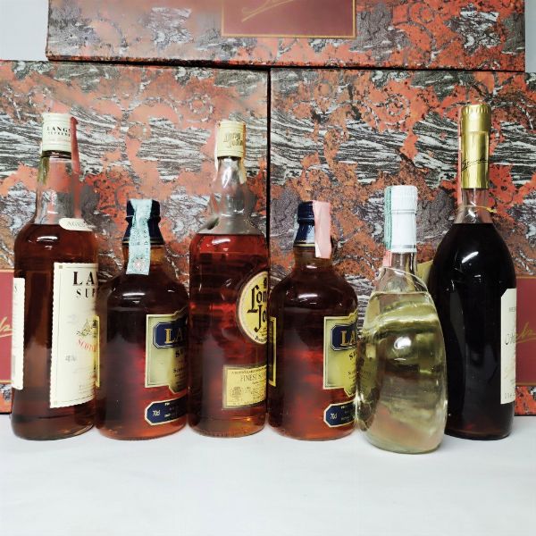 Goccia Pinot Grappa, Stock Brandy, Langs, Long John, Scotch Whisky  - Asta Wine and Spirits - Associazione Nazionale - Case d'Asta italiane