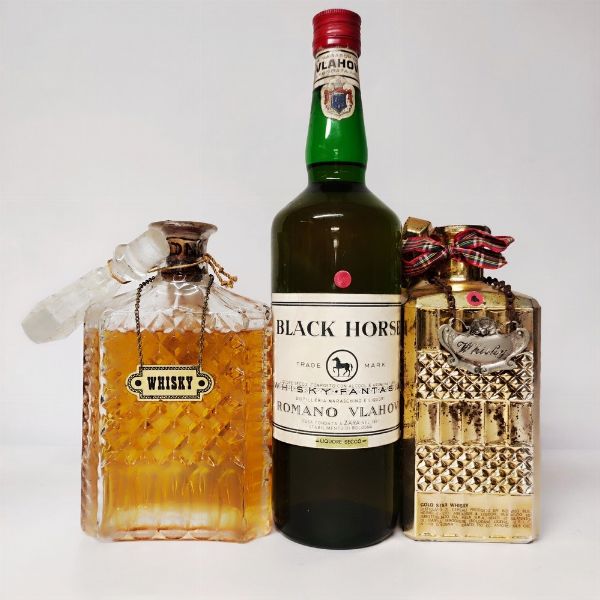 Gold Star, Black Horse, Red Hills, Scotch Whisky  - Asta Wine and Spirits - Associazione Nazionale - Case d'Asta italiane