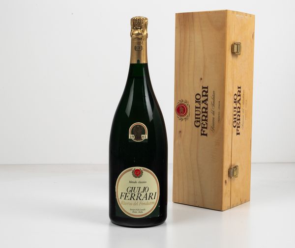 Fratelli Lunelli, Ferrari Riserva del Fondatore 1983  - Asta Wine and Spirits - Associazione Nazionale - Case d'Asta italiane